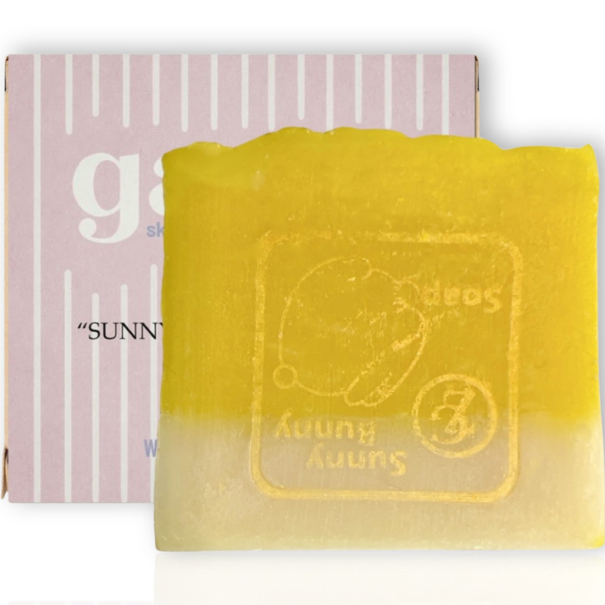 Kids Soap Bar by Garna, handmade bar soap – soft, cheerful Sunny Bunny scent, photo 1