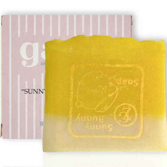 Kids Soap Bar by Garna, handmade bar soap – soft, cheerful Sunny Bunny scent, photo 1