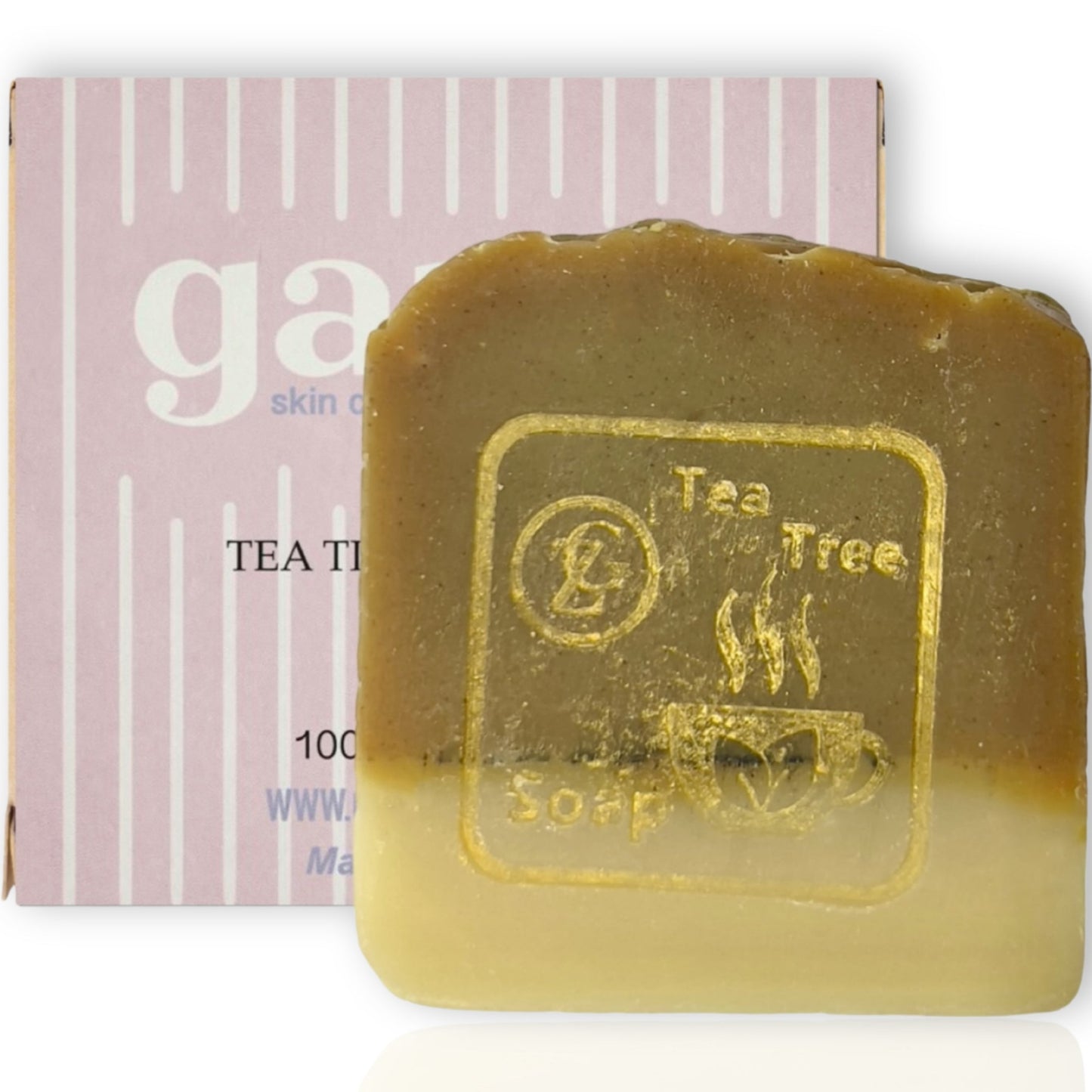 Tea Tree Soap Bar by Garna, handmade bar soap – clean tea tree scent, photo 1