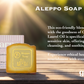 Garna Aleppo Soap Bar 3.5 oz: Handcrafted Body Wash with Olive & Laurel Oil Blend, Sensitive Skin Care