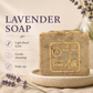 Lavender Castile Soap Bar by Garna – Handmade bar soap for daily use