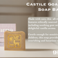 Garna Castile Goat Milk Soap Bar 3.5 oz: Men’s and Women’s Soap, Sulfate-Free Body Cleanser