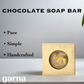 Chocolate Scented Soap Bar by Garna, handmade bar soap with warm cocoa scent – photo 2