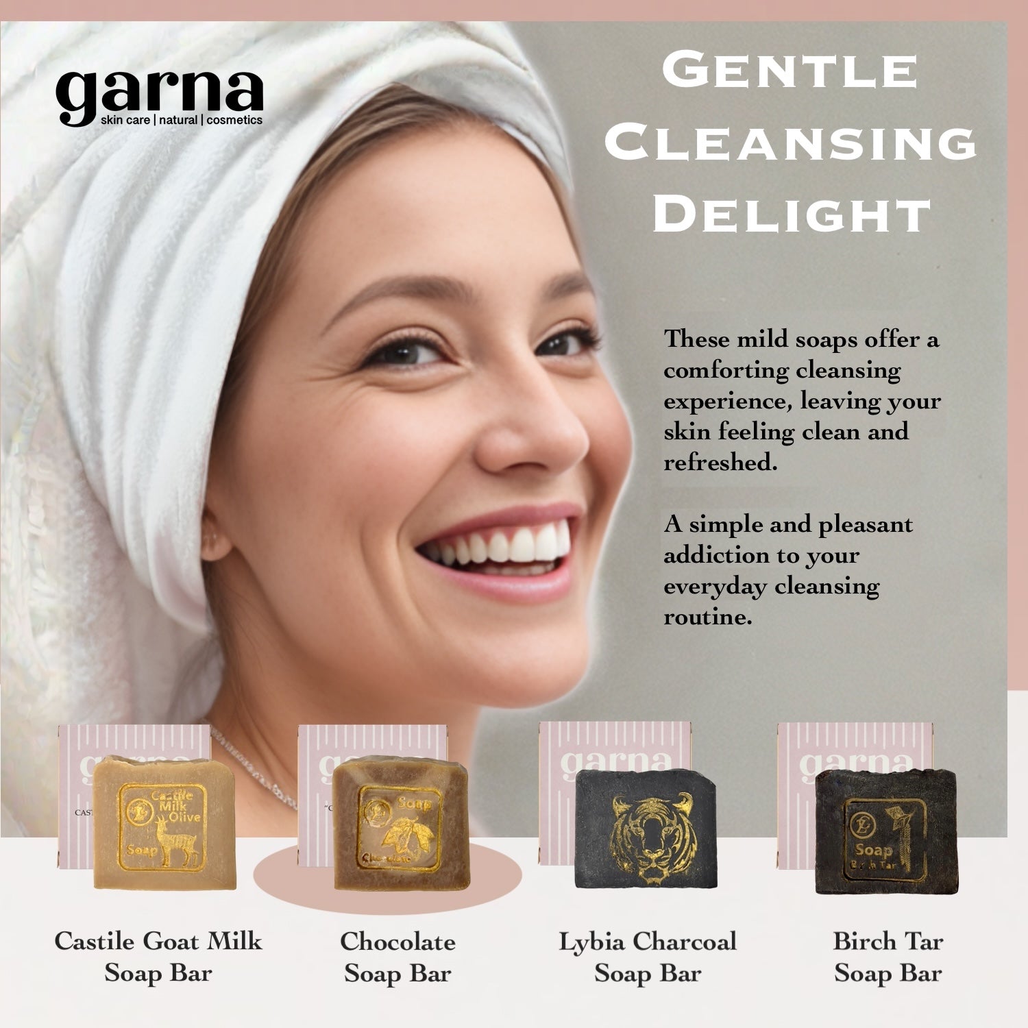 Chocolate Soap by Garna (500g), handmade soap – warm cocoa scent, photo 6