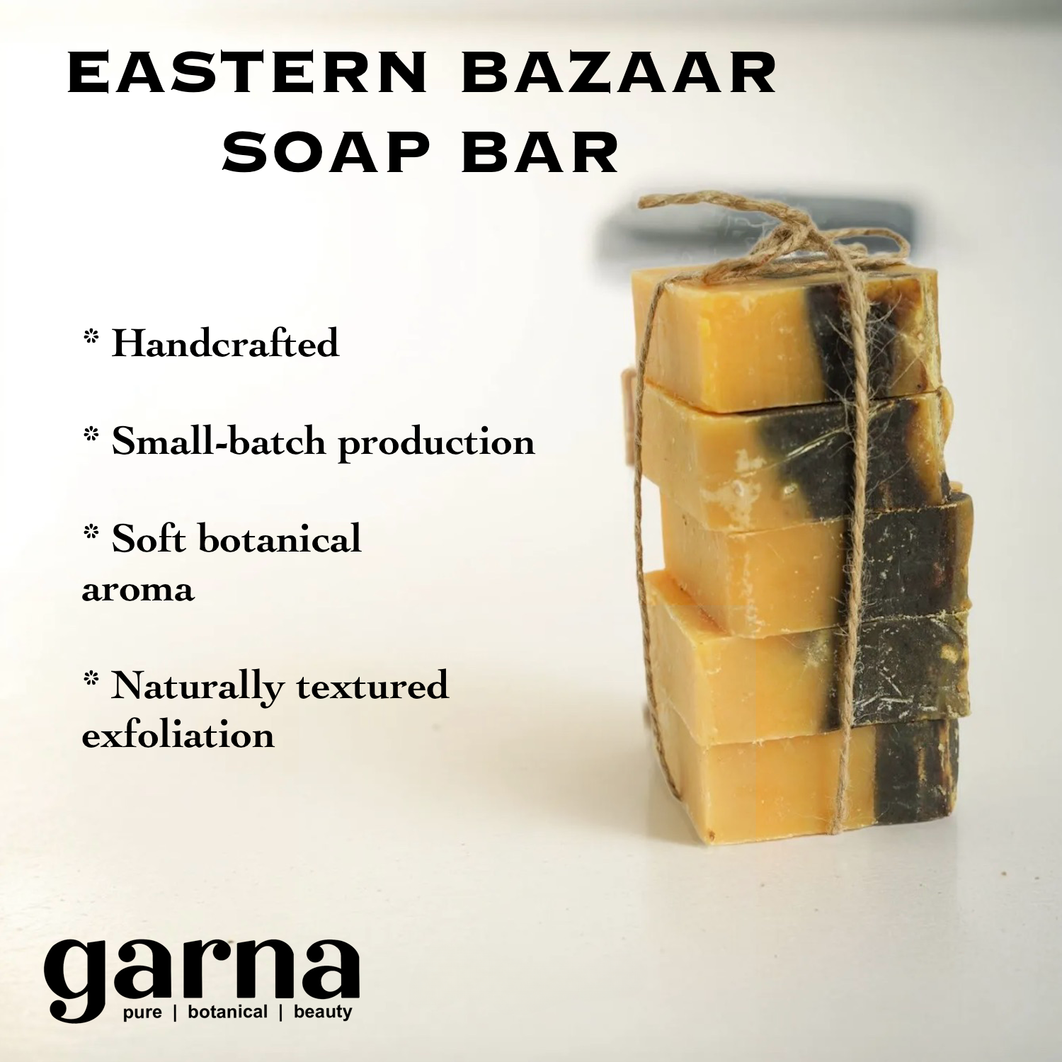 Exfoliating Soap by Garna (500g), handmade soap – warm spiced scent, photo 2