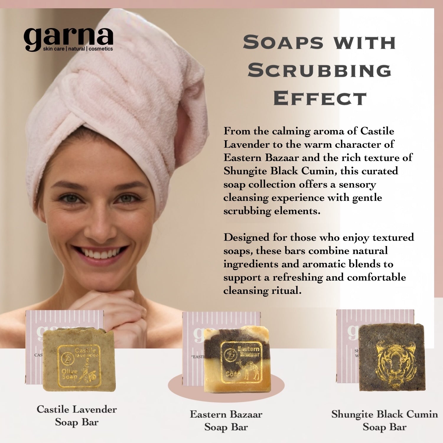Exfoliating Soap by Garna (500g), handmade soap – warm spiced scent, photo 6