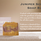 Garna Juniper Scrubby Soap Bar 3.5 oz: Handcrafted Body Wash for Luxurious Skin Care Rituals