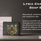 Barre de savon au charbon de bois Lybia de Garna's 100 g | Savon noir africain | Nettoyage doux en profondeur pour les peaux sensibles | Savon détoxifiant doux et respectueux de l'environnement