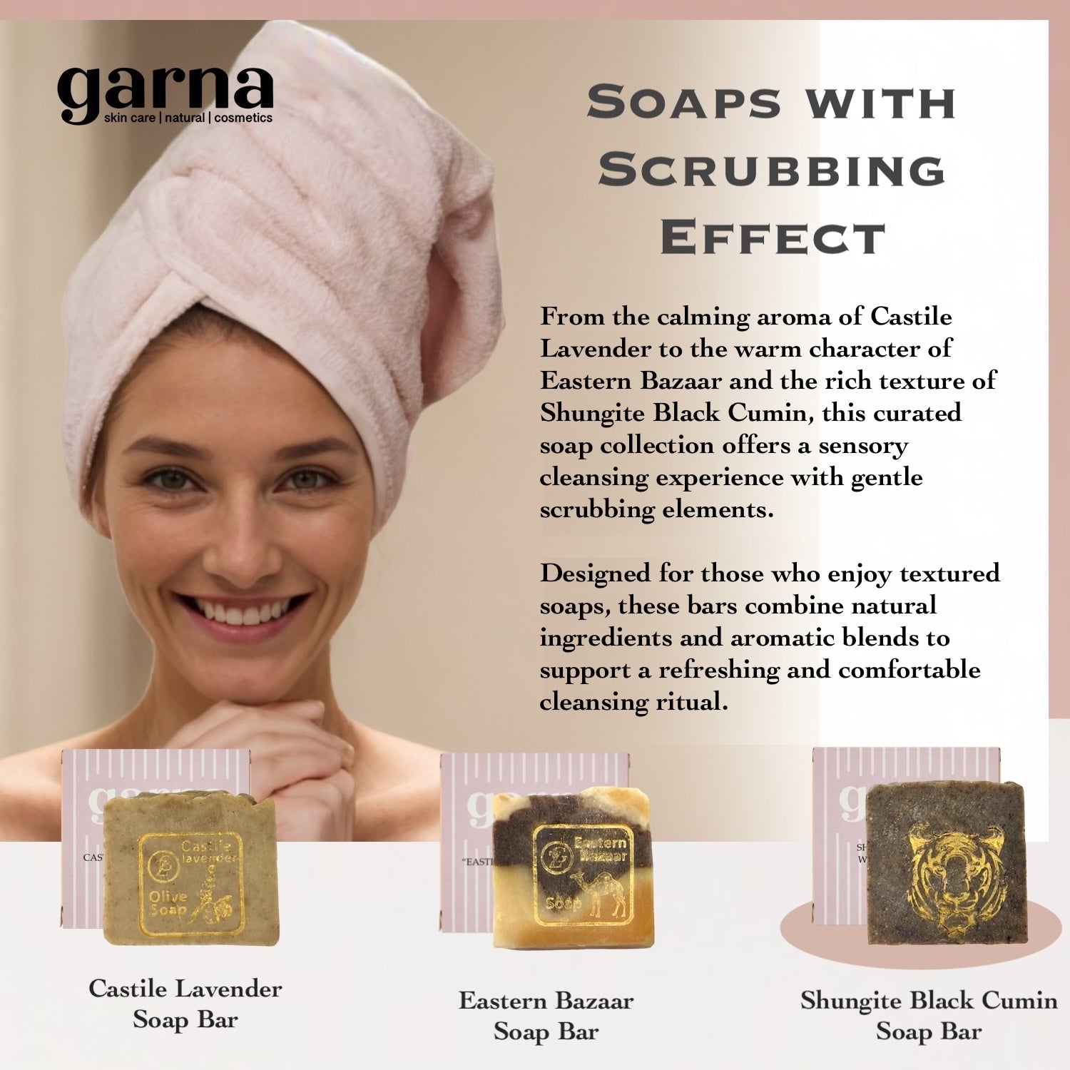 Black Cumin Soap by Garna (500g), handmade soap – warm, earthy scent, photo 6