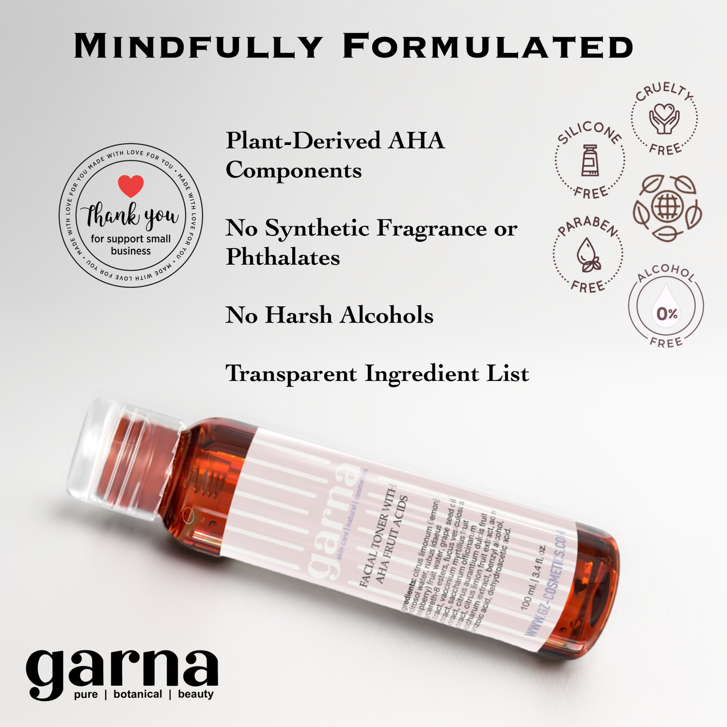 AHA Facial Toner by Garna – face toner, photo 5