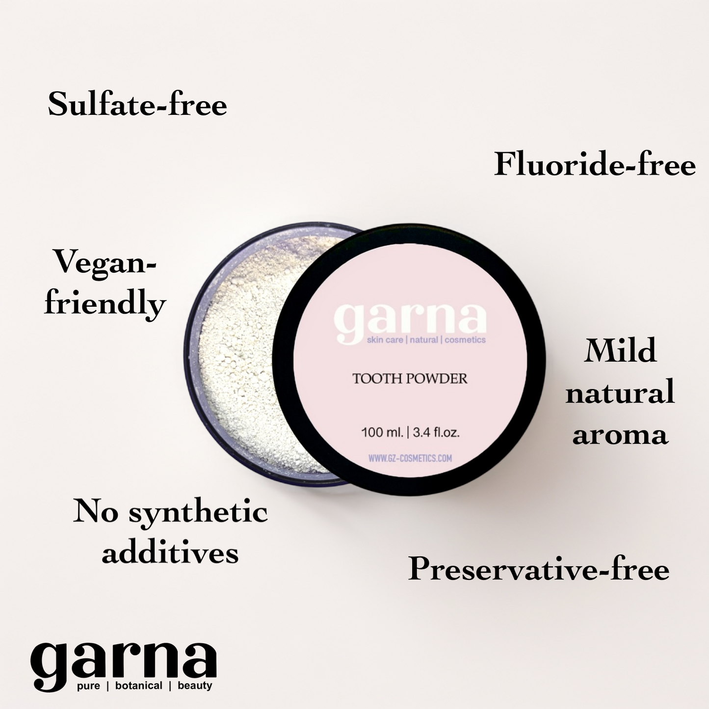 Tooth Powder by Garna – tooth powder, photo 3