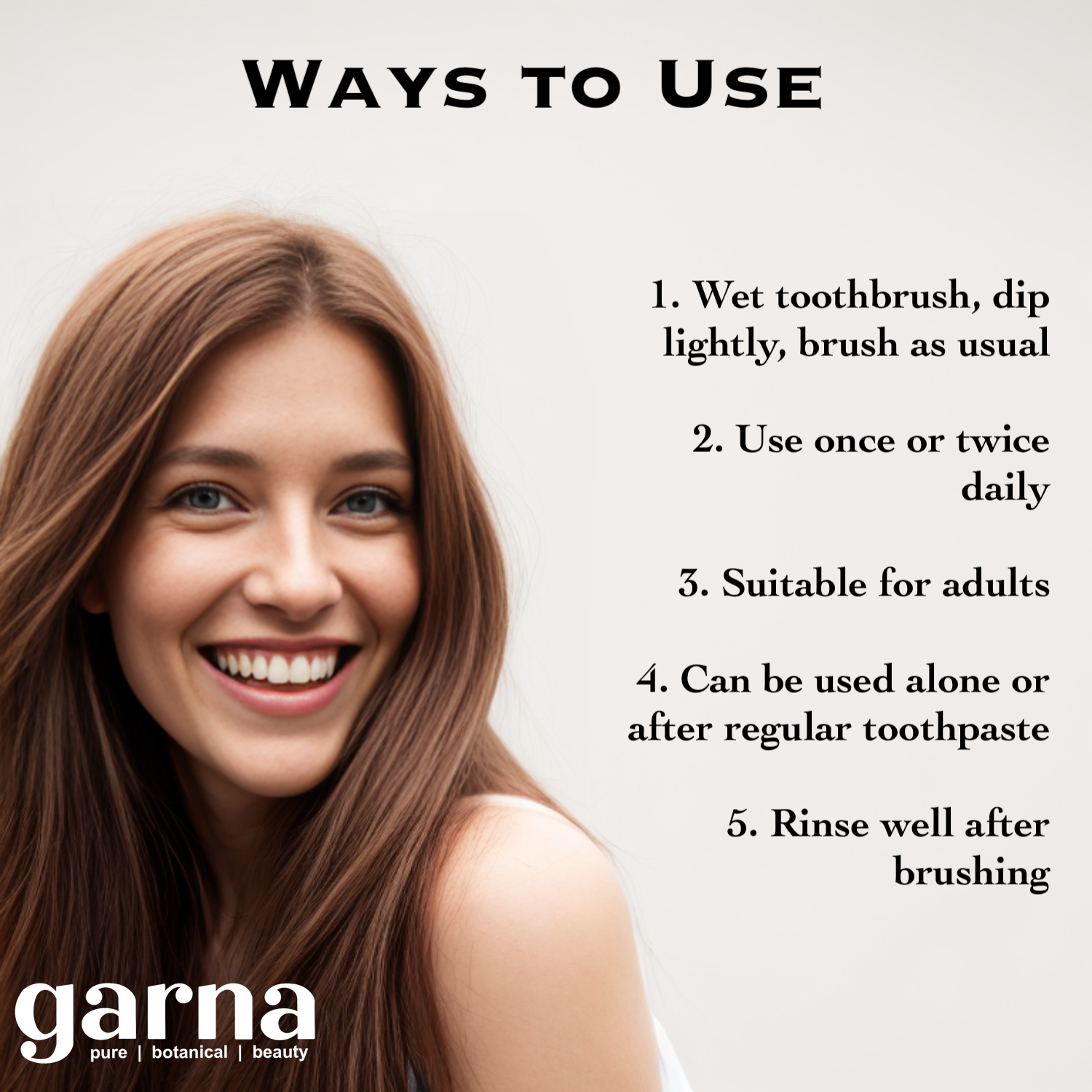 Tooth Powder by Garna – tooth powder, photo 4