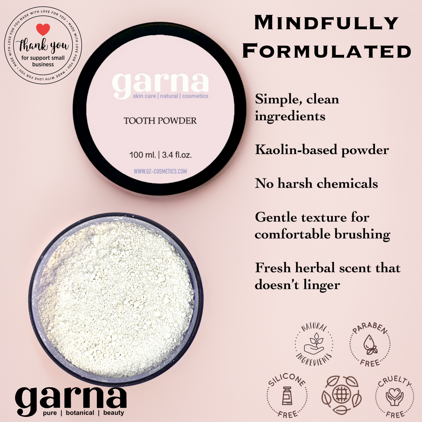 Tooth Powder by Garna – tooth powder, photo 5